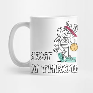 Best in Throw Lama Basketball Payer Mug